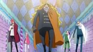 The Vinsmokes minus Sanji as seen in the series' anime (Image via Toei Animation)